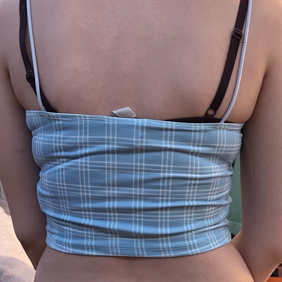 Plaid crop cami top - Picture 4 of 4